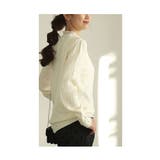 デコレーションパールネックの綺麗めニットトップス レディース ファッション | Sawa a la mode | 詳細画像13