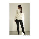 デコレーションパールネックの綺麗めニットトップス レディース ファッション | Sawa a la mode | 詳細画像18