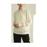 デコレーションパールネックの綺麗めニットトップス レディース ファッション | Sawa a la mode | 詳細画像19
