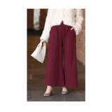 寒さに負けず暖かな穿き心地の裏起毛ワイドパンツ レディース ファッション | Sawa a la mode | 詳細画像31