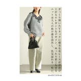 優美な花レースを纏ったゆったりニットトップス レディース ファッション | Sawa a la mode | 詳細画像6