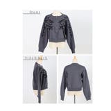 花模様コード刺繍のクールに決まるニットセットアップ レディース ファッション | Sawa a la mode | 詳細画像20