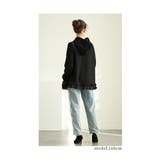 ラフなのに大人可愛く着こなせるフレアーフリルパーカー レディース ファッション | Sawa a la mode | 詳細画像14