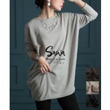 着痩せシルエットに拘ったコクーンカットソー レディース ファッション | Sawa a la mode | 詳細画像1