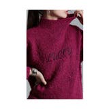 ふわふわに魅了されるロゴ刺繍モヘヤ風ニット レディース ファッション | Sawa a la mode | 詳細画像18 