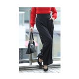 艶めくサイドパール付きやみつきワイドパンツ レディース ファッション | Sawa a la mode | 詳細画像10