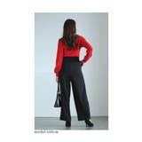艶めくサイドパール付きやみつきワイドパンツ レディース ファッション | Sawa a la mode | 詳細画像13
