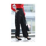 艶めくサイドパール付きやみつきワイドパンツ レディース ファッション | Sawa a la mode | 詳細画像17