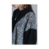 辛口なトレンドをMIXレオパード切替トップス レディース ファッション | Sawa a la mode | 詳細画像9