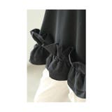 艶めく袖パール付き裾シャーリングフリルトップス レディース ファッション | Sawa a la mode | 詳細画像9