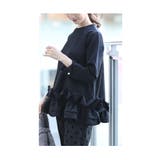 艶めく袖パール付き裾シャーリングフリルトップス レディース ファッション | Sawa a la mode | 詳細画像19