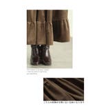 しっとり艶めくベロアのティアードロングスカート レディース ファッション | Sawa a la mode | 詳細画像4
