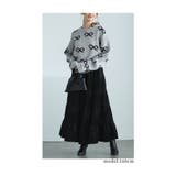 しっとり艶めくベロアのティアードロングスカート レディース ファッション | Sawa a la mode | 詳細画像18
