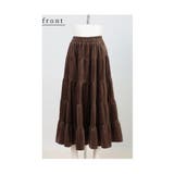 しっとり艶めくベロアのティアードロングスカート レディース ファッション | Sawa a la mode | 詳細画像20