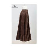 しっとり艶めくベロアのティアードロングスカート レディース ファッション | Sawa a la mode | 詳細画像21