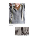 配色スカラップが効くステッチニットパーカー レディース ファッション | Sawa a la mode | 詳細画像12