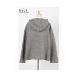 配色スカラップが効くステッチニットパーカー レディース ファッション | Sawa a la mode | 詳細画像22