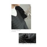 前後2wayで楽しめる水玉フリルショルダートップス レディース ファッション | Sawa a la mode | 詳細画像4