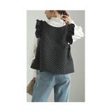 前後2wayで楽しめる水玉フリルショルダートップス レディース ファッション | Sawa a la mode | 詳細画像10