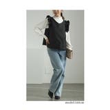 前後2wayで楽しめる水玉フリルショルダートップス レディース ファッション | Sawa a la mode | 詳細画像11