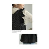 前後2wayで楽しめる水玉フリルショルダートップス レディース ファッション | Sawa a la mode | 詳細画像12