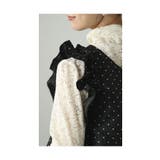 前後2wayで楽しめる水玉フリルショルダートップス レディース ファッション | Sawa a la mode | 詳細画像16