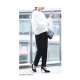 裾に艶めくパールビジューのきれいめスカラップパンツ レディース ファッション | Sawa a la mode | 詳細画像11