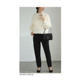 裾に艶めくパールビジューのきれいめスカラップパンツ レディース ファッション | Sawa a la mode | 詳細画像18