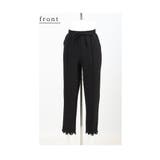 裾に艶めくパールビジューのきれいめスカラップパンツ レディース ファッション | Sawa a la mode | 詳細画像20