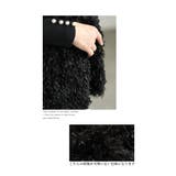 ふわふわフェザーでお洒落見えなペプラムニットトップス レディース ファッション | Sawa a la mode | 詳細画像4