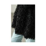 ふわふわフェザーでお洒落見えなペプラムニットトップス レディース ファッション | Sawa a la mode | 詳細画像9