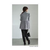 ふわふわフェザーでお洒落見えなペプラムニットトップス レディース ファッション | Sawa a la mode | 詳細画像14