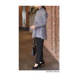 ふわふわフェザーでお洒落見えなペプラムニットトップス レディース ファッション | Sawa a la mode | 詳細画像18