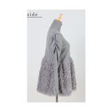 ふわふわフェザーでお洒落見えなペプラムニットトップス レディース ファッション | Sawa a la mode | 詳細画像21