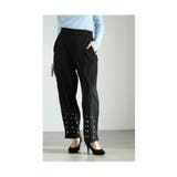 裾に艶めくパールビジューのきれいめテーパードパンツ レディース ファッション | Sawa a la mode | 詳細画像14