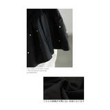 艶めくパールの雪降るドッキングペプラムトップス レディース ファッション | Sawa a la mode | 詳細画像12