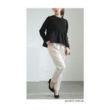 艶めくパールの雪降るドッキングペプラムトップス レディース ファッション | Sawa a la mode | 詳細画像18