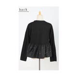 艶めくパールの雪降るドッキングペプラムトップス レディース ファッション | Sawa a la mode | 詳細画像22