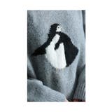 キャッチーなアイコンお散歩ペンギン柄ニット レディース ファッション | Sawa a la mode | 詳細画像7