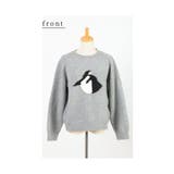 キャッチーなアイコンお散歩ペンギン柄ニット レディース ファッション | Sawa a la mode | 詳細画像20