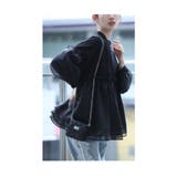 レディな雰囲気溢れるオーガンジー切り替えトップス レディース ファッション | Sawa a la mode | 詳細画像19