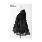 レディな雰囲気溢れるオーガンジー切り替えトップス レディース ファッション | Sawa a la mode | 詳細画像21