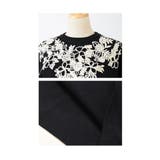 胸元に咲く花刺繍のもっちり柔らかニットトップス レディース ファッション | Sawa a la mode | 詳細画像23