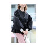 ふんわりシルエットに惹かれるペプラムパーカートップス レディース ファッション | Sawa a la mode | 詳細画像19