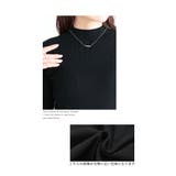 レトロな可愛さ溢れるフロッキードット切替フレアスリーブニットトップス レディース | Sawa a la mode | 詳細画像4