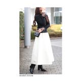 レトロな可愛さ溢れるフロッキードット切替フレアスリーブニットトップス レディース | Sawa a la mode | 詳細画像11