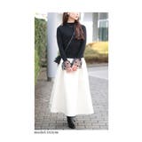 レトロな可愛さ溢れるフロッキードット切替フレアスリーブニットトップス レディース | Sawa a la mode | 詳細画像18