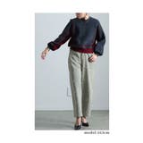 着痩せる配色もっちりニットプルオーバー レディース ファッション | Sawa a la mode | 詳細画像9