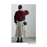 着痩せる配色もっちりニットプルオーバー レディース ファッション | Sawa a la mode | 詳細画像13