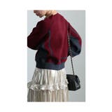 着痩せる配色もっちりニットプルオーバー レディース ファッション | Sawa a la mode | 詳細画像15